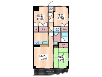 間取図 セゾン天方