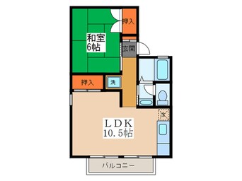 間取図 セジュール青木B棟