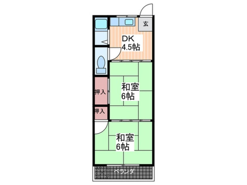 間取図 泊野ビル