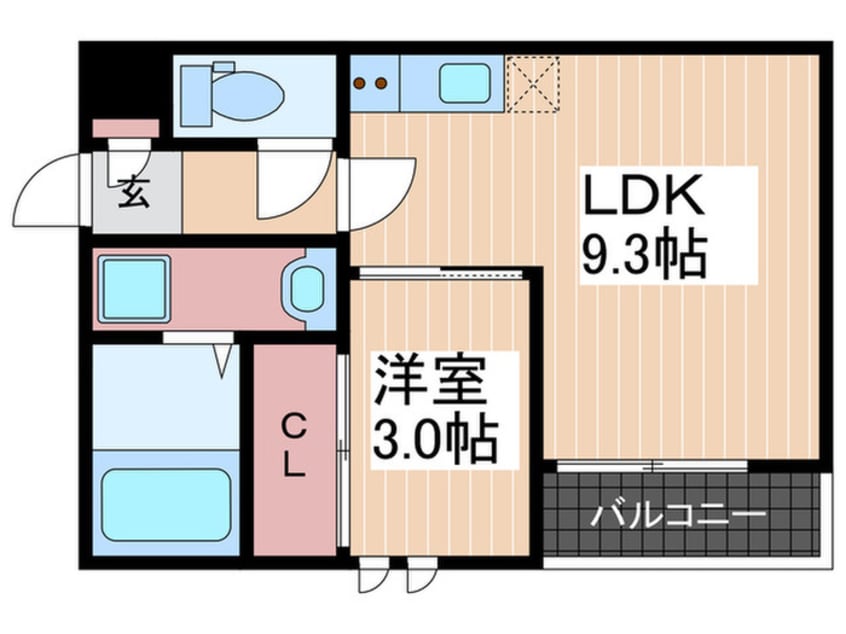 間取図 ＲＥＧＡＬＥＳＴ宇品御幸