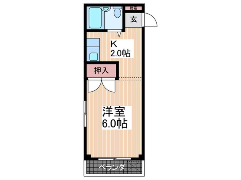 間取図 柴崎皆実町ビル