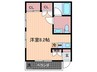 リノベハウス長束 1Rの間取り
