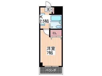 間取図 ワッソンビル比治山