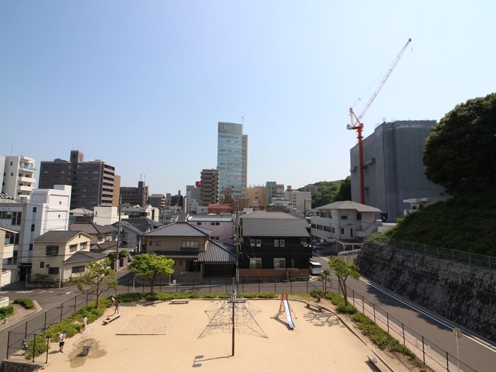 室内からの展望 青木ビル