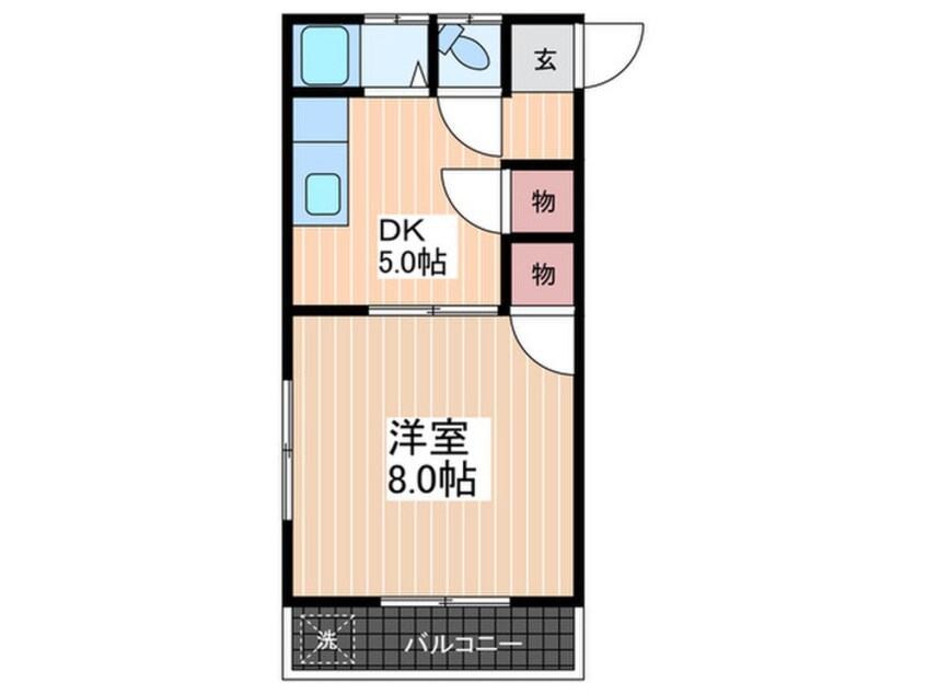 間取図 コ－ポ柳庵Ｂ棟