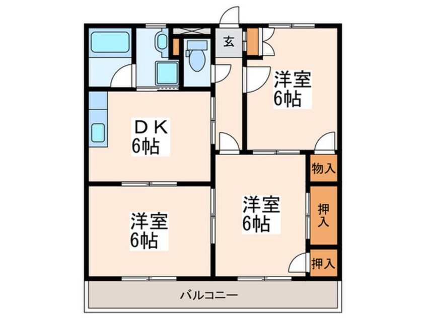 間取図 プリンス桜