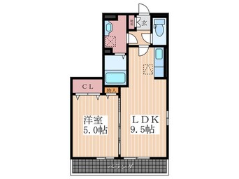 間取図 コ－ラルコ－ト