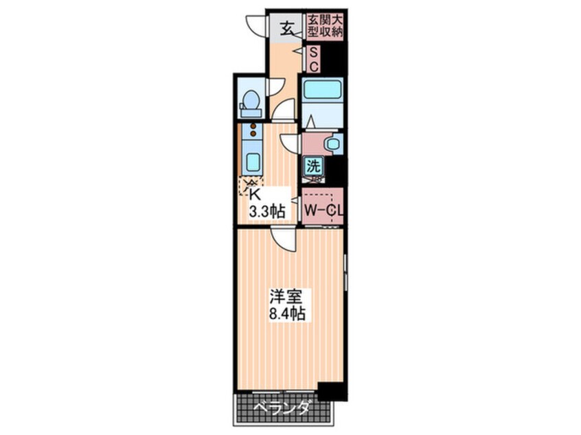 間取図 グランドクロエ