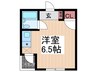 水明ビル 1Rの間取り