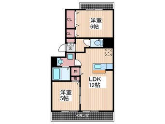 間取図 Ｋフル－ル