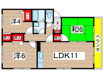 間取図 カルムＦＭ