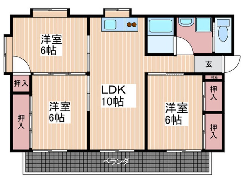 間取図 諸隈ビル