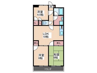 間取図 サンシティー十日市