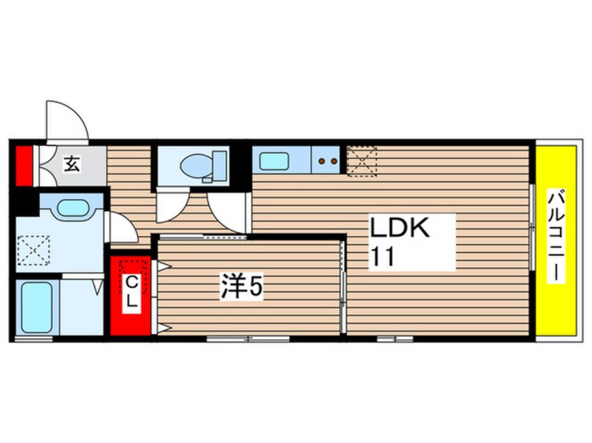 間取図 ベーレ