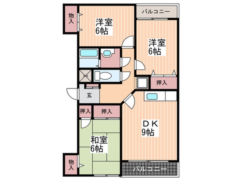 間取図 ルネス２１