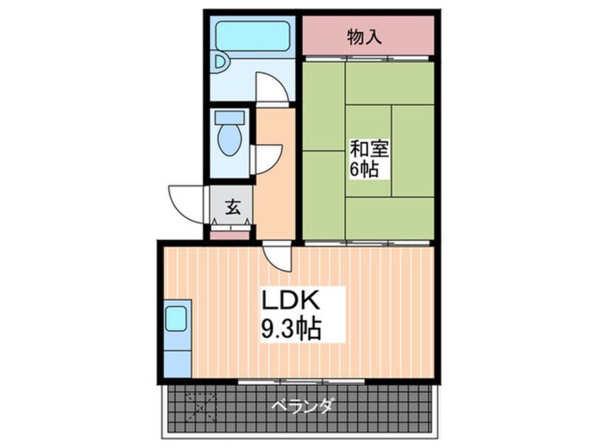 間取図 ミューアウレッタビル