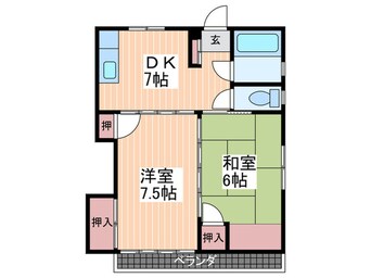 間取図 東カニヤ菊地ビル