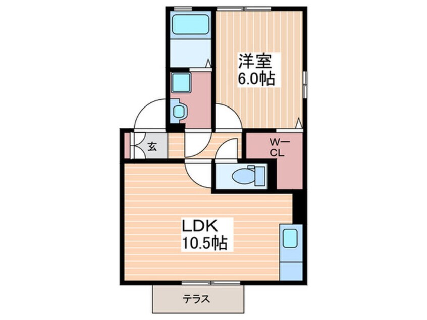 間取図 ア－ク南栄Ｃ棟