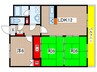 カンファタブル２ 3LDKの間取り