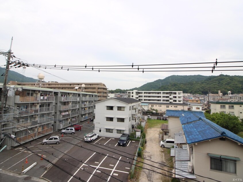 室内からの展望 ピアシェ－レ山崎