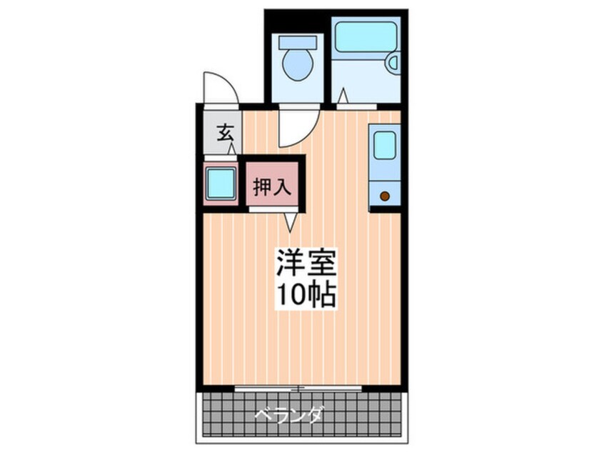 間取図 林ビルⅡ