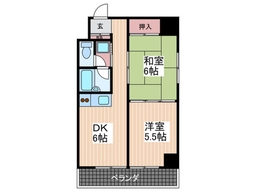 間取図 コーナービル