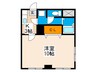 施向ビル 1Kの間取り