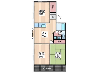 間取図 クレスト古江