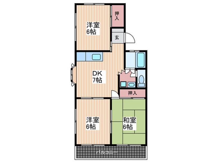 間取り図 クレスト古江