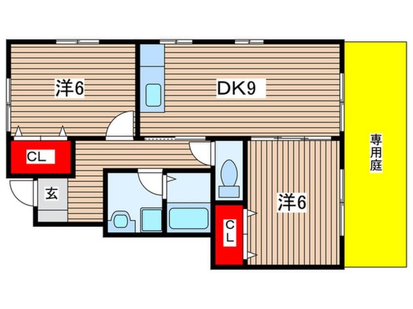 間取図 ウェルス１７