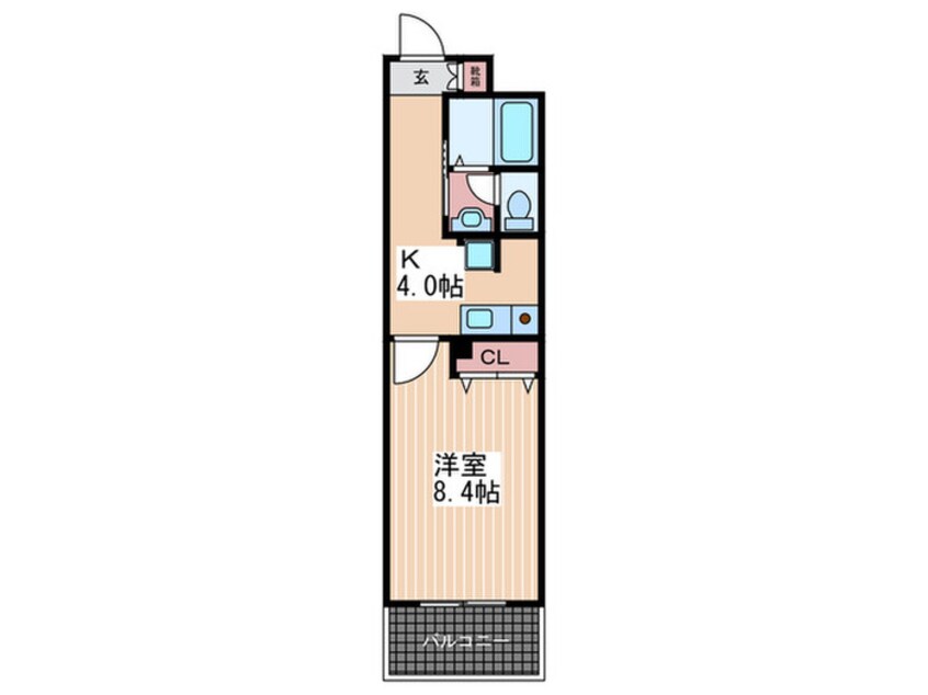 間取図 第１７友建ビル