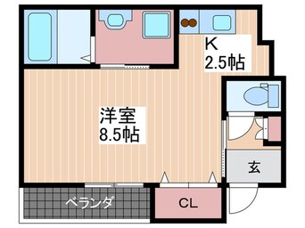 間取図 メゾンコンフォ－ス