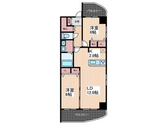 間取図 白島城北東亜ビル