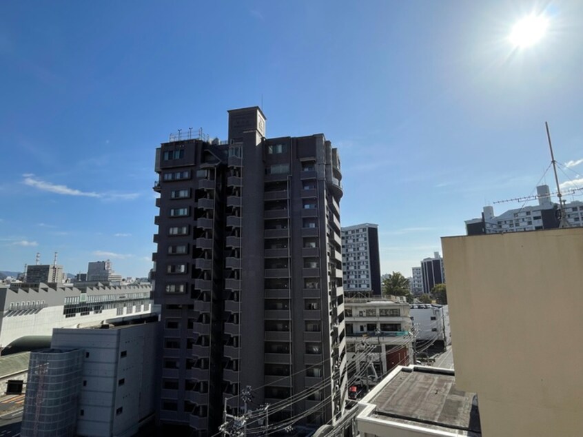 室内からの展望 白島城北東亜ビル