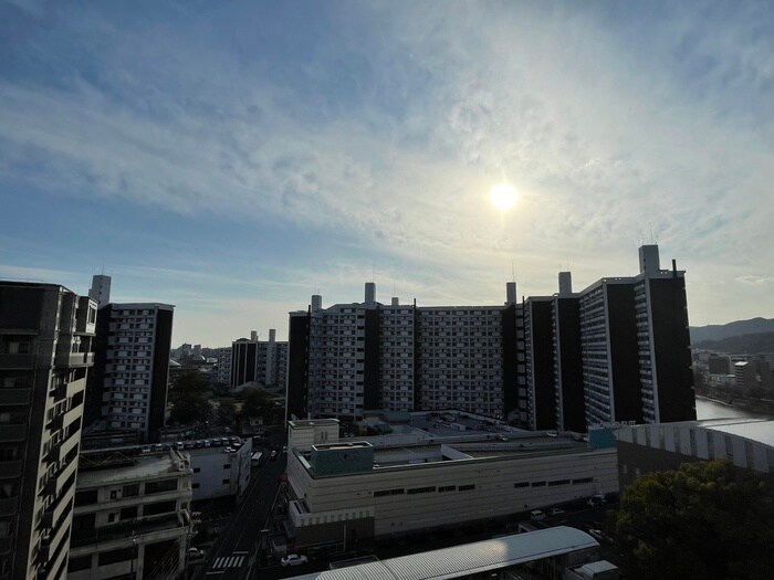 室内からの展望 白島城北東亜ビル