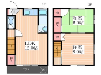 間取図 中越ハイツA棟