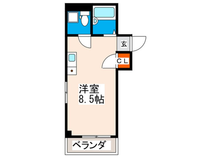 間取図 第８田中興産ビル