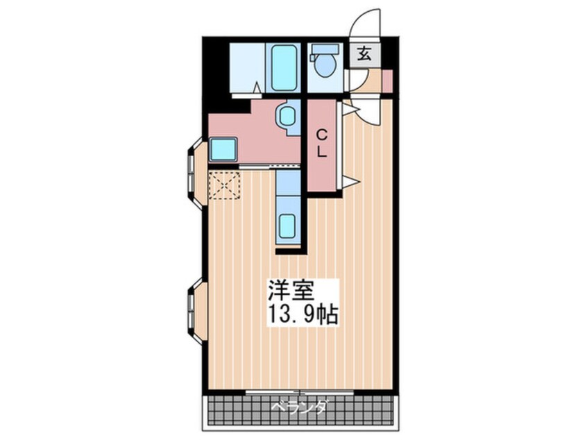 間取図 コーポ西翠