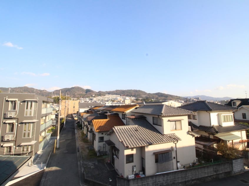 室内からの展望 コリーヌ宮の町