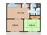 マンションシバタ 2DKの間取り