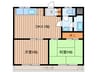 マンションシバタ 2DKの間取り