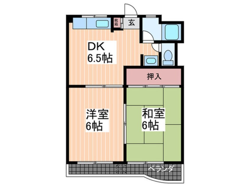 間取図 マンションシバタ