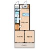 新白島東亜ビル 2DKの間取り