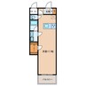 新白島東亜ビル 1Rの間取り