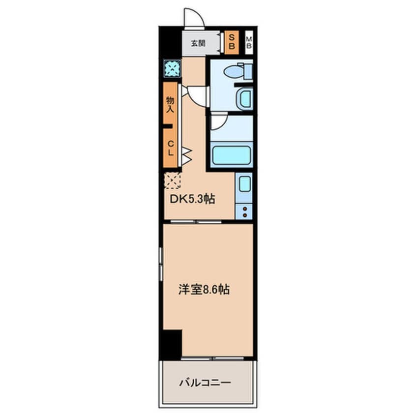 間取図 新白島東亜ビル