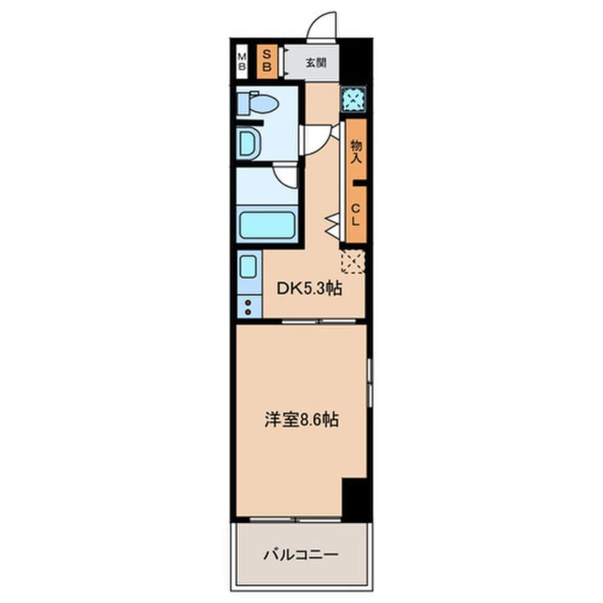 間取図 新白島東亜ビル