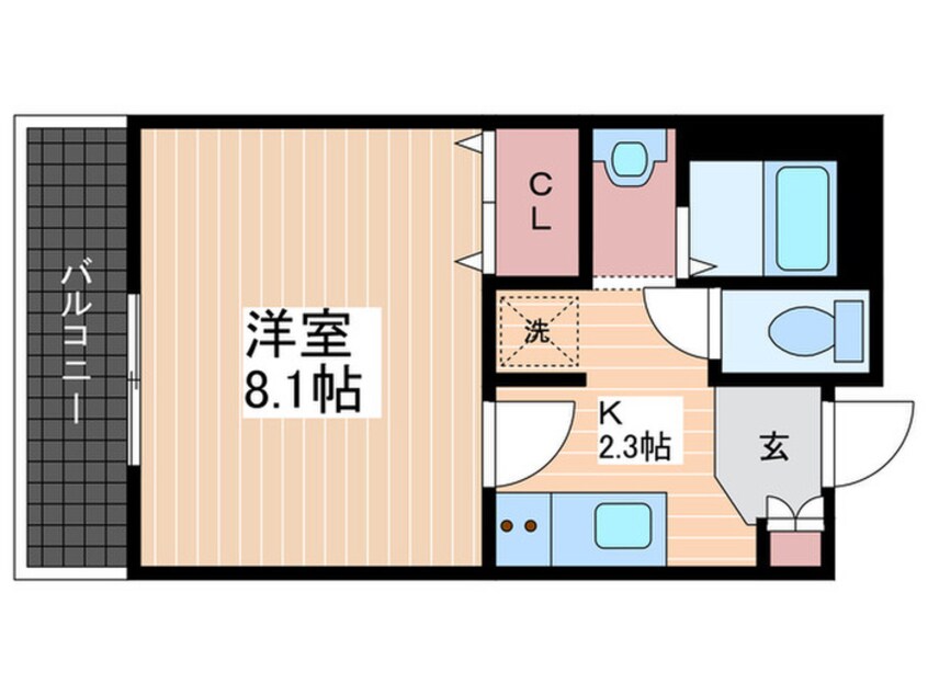 間取図 プラティーク川島