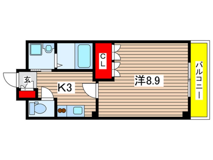 間取図 フェリーチェ・Ｋ