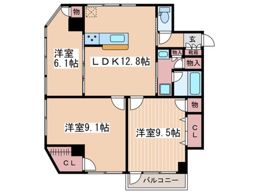 間取図 コネットビル