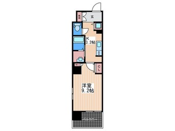 間取図 グラビスコート上幟町（２０１）